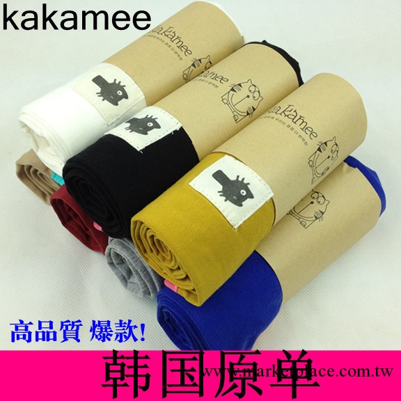 【本素】義烏批發韓國進口原單小貓kakamee九分褲打底褲工廠,批發,進口,代購
