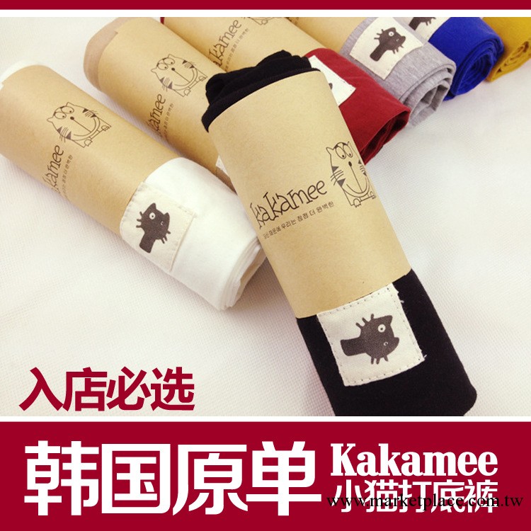 2013春夏 高品質韓國進口原單小貓打底褲kakamee彈力九分褲批發工廠,批發,進口,代購