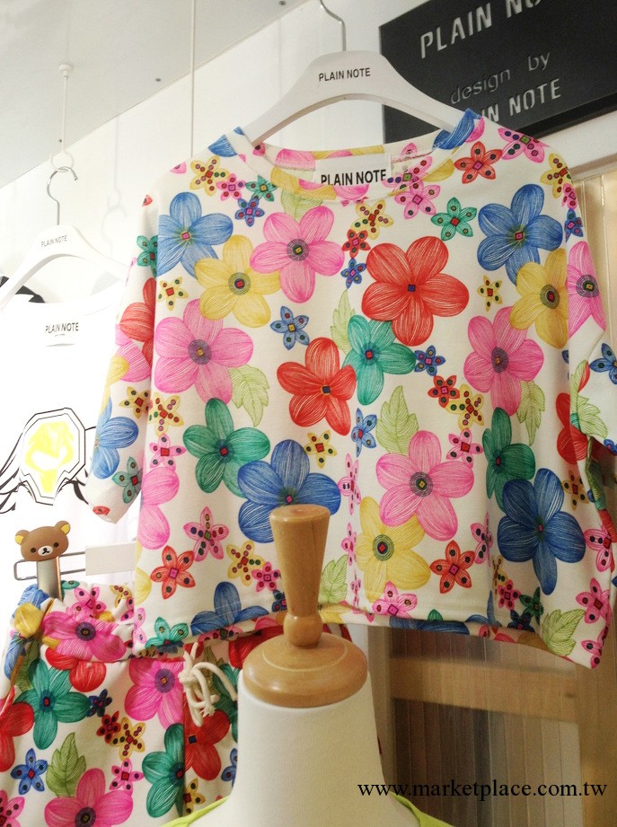 2013韓國東大門代購同款碎花花朵朵兩件套 原單新款工廠,批發,進口,代購