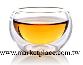 花茶杯 雙層耐熱玻璃 防燙手工藝 小茶杯 玻璃茶杯 功夫茶具批發・進口・工廠・代買・代購