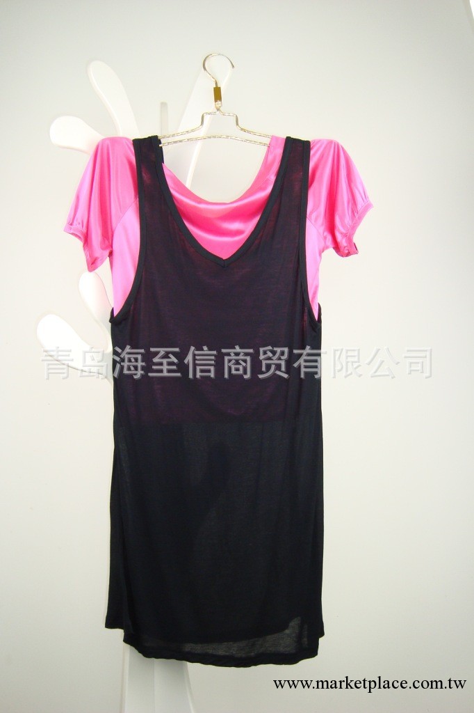 2013韓國外貿原單韓版爆款背心假裡兩件套連衣裙工廠,批發,進口,代購