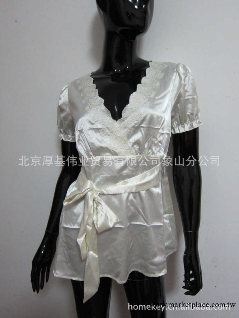 女士花邊短袖，真絲韓版女裝，瑞麗服飾，外貿精品女裝，原單批發工廠,批發,進口,代購