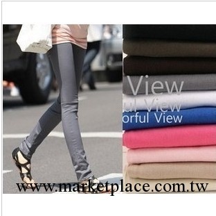 2013新品韓國原單 彩色鉛筆褲 顯瘦女裝修身打底褲工廠,批發,進口,代購
