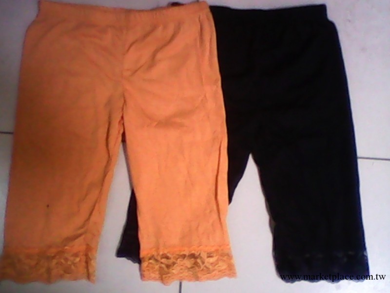 打底褲 出口日本韓國原單打底褲 蕾絲花邊打底褲 黑色橘色兩色工廠,批發,進口,代購