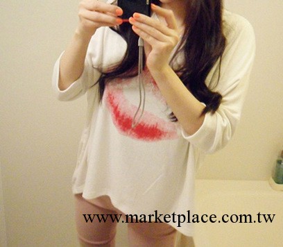 2013夏季主打款超贊韓國東大門原單貨休閑寬松女打底衫t恤2色入工廠,批發,進口,代購
