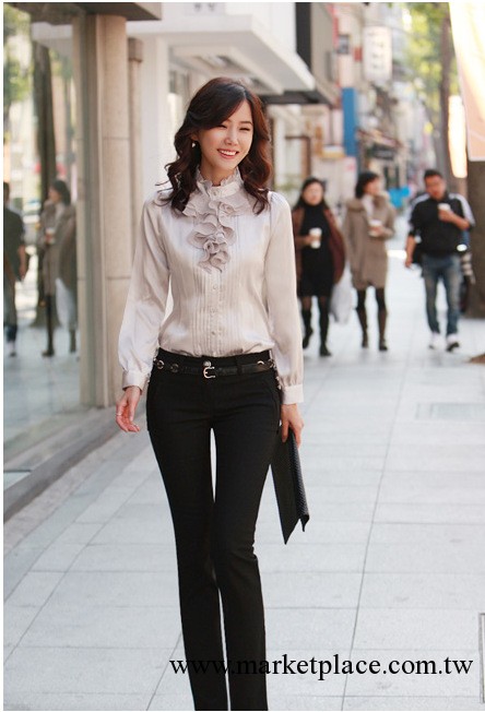 2013新款潮范兒韓國原單淑女襯衫 襯衣863工廠,批發,進口,代購