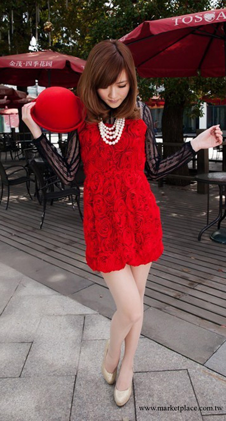 2013連衣裙歐美原單夏季韓版雪紡韓國代購顯瘦蕾絲特價女裝工廠,批發,進口,代購