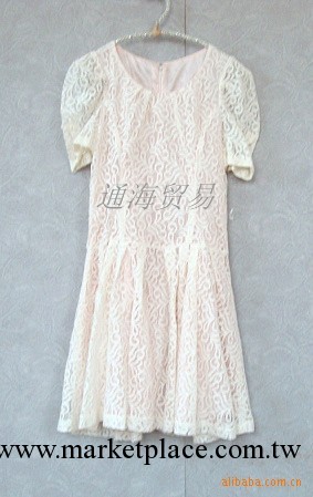 韓國品牌LINE全蕾絲連衣裙批發 2011年春夏外貿原單韓日女裝工廠,批發,進口,代購