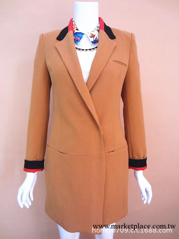 程陽服裝 韓國原單品牌女裝批發高品質 SI 中長款西服大衣外套工廠,批發,進口,代購