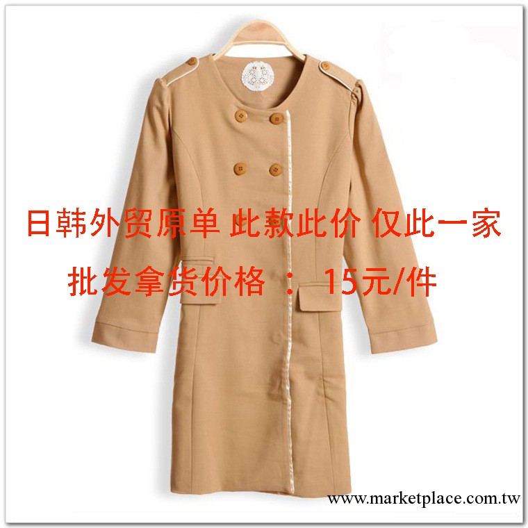 外貿韓國歐美庫存原單女裝   時尚風衣女裝外套批發工廠,批發,進口,代購