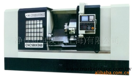 供應江蘇齊航數控機床CNC580臥式斜床身數控車床工廠,批發,進口,代購