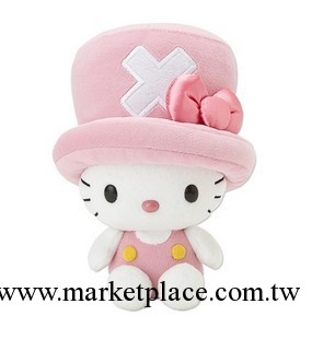 2012新品 海賊王喬巴聯合KT公仔 hello kitty 喬巴變KT 生日禮物工廠,批發,進口,代購