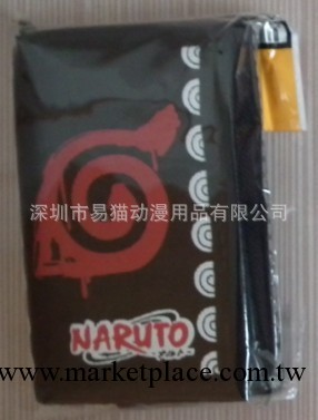 火影忍者錢包 NARUTO木葉圖案黑色錢包 51205055工廠,批發,進口,代購