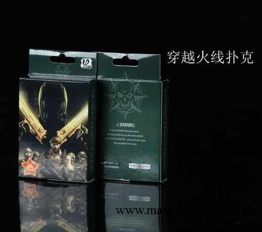 動漫周邊  動漫撲克牌批發 穿越火線、黑執事、K撲克牌工廠,批發,進口,代購