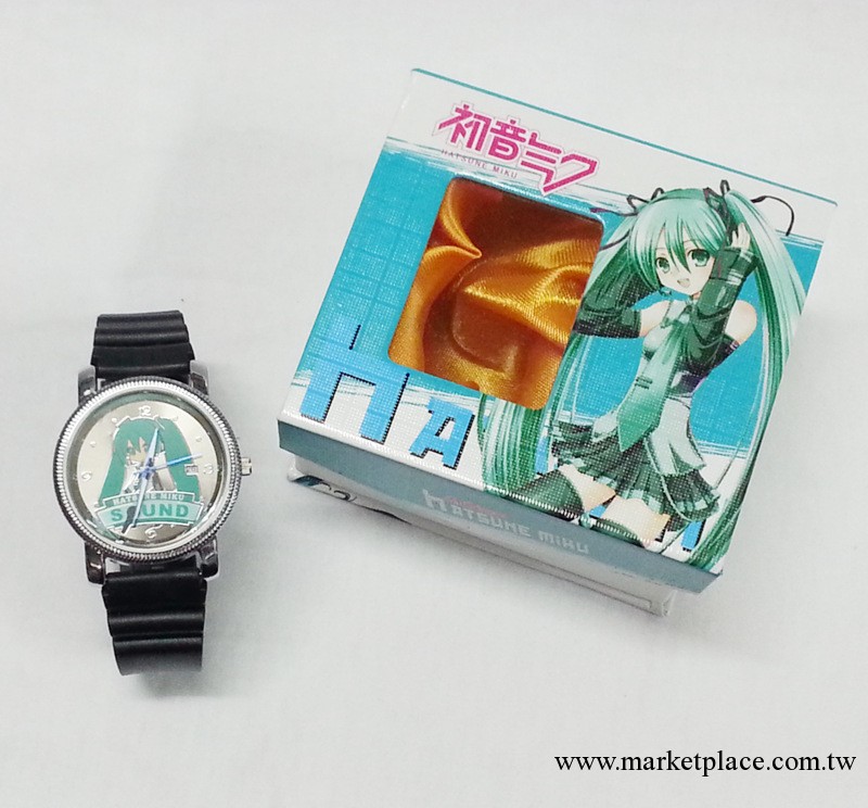 動漫周邊 新款日歷手表 第二代日歷手表 初音 初音未來手表工廠,批發,進口,代購