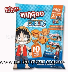 WINGOO 卡通動漫造型餅幹 海賊王 250g 進口餅幹 休閑零食批發・進口・工廠・代買・代購