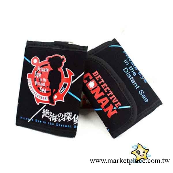 動漫卡通錢包 柯南/彈丸輪破/K/火影/海賊王三折錢包 多款可選工廠,批發,進口,代購