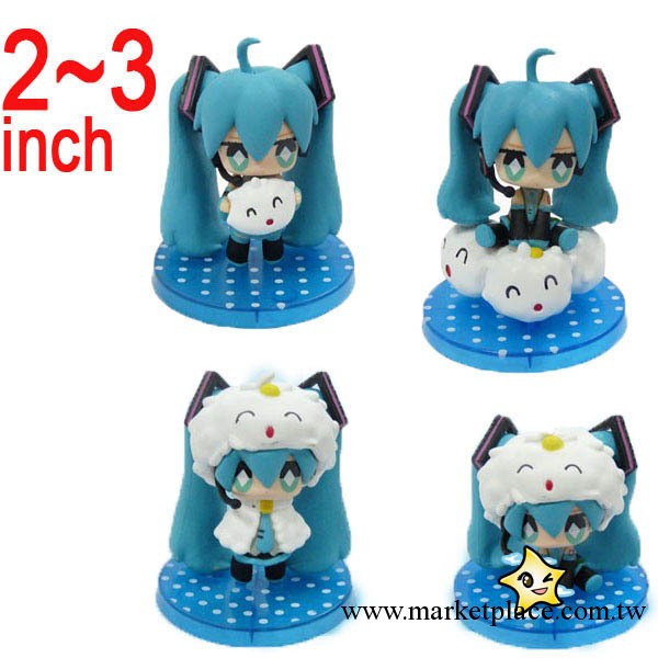 初音未來Q版手辦公仔擺件（全4款）工廠,批發,進口,代購