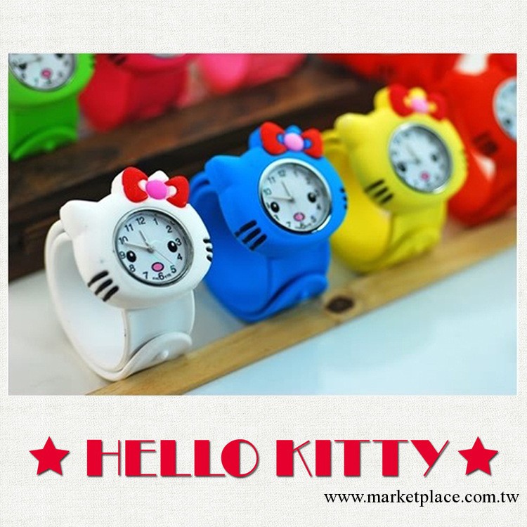 hello kitty卡通拍拍表 兒童卡通手表 矽膠果凍手表批發 啪啪表工廠,批發,進口,代購