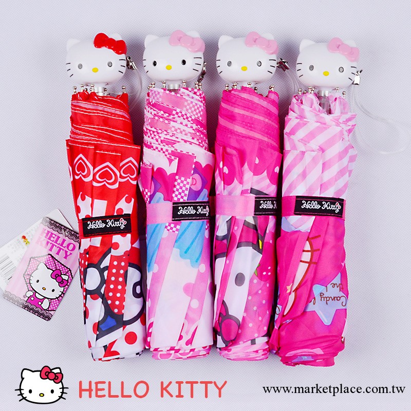 雨傘批發正版授權Hello Kitty凱蒂貓三折印花傘230803工廠,批發,進口,代購