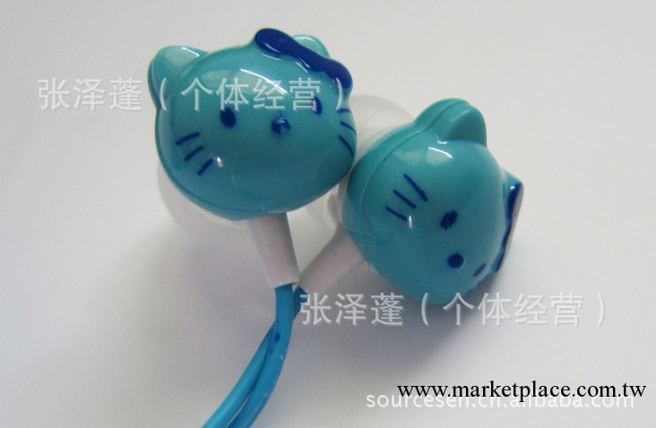 卡哇伊hello kitty kt貓頭耳機 入耳式 大星星可愛耳機 盒裝 ON3工廠,批發,進口,代購