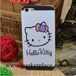 hello kitty 蘋果5代手機殼 IPHONE5 KT貓保護殼 超薄硬殼 手機套工廠,批發,進口,代購