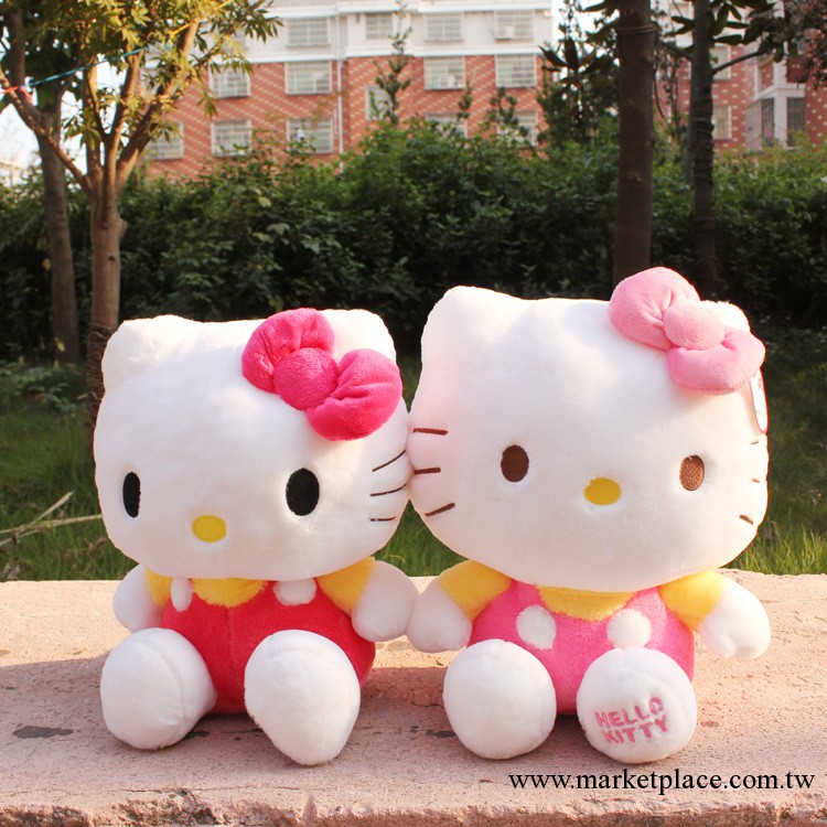 玩具廠傢直銷 毛絨玩具批發 蝴蝶結hello kitty貓毛絨玩具公仔工廠,批發,進口,代購