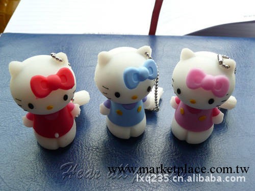 PVC矽膠hello kitty貓 粉色小貓 紅色小貓 寵物U盤工廠,批發,進口,代購