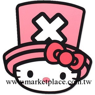 海賊王hello kitty x one piece喬巴杯墊 隔熱墊2款6803工廠,批發,進口,代購