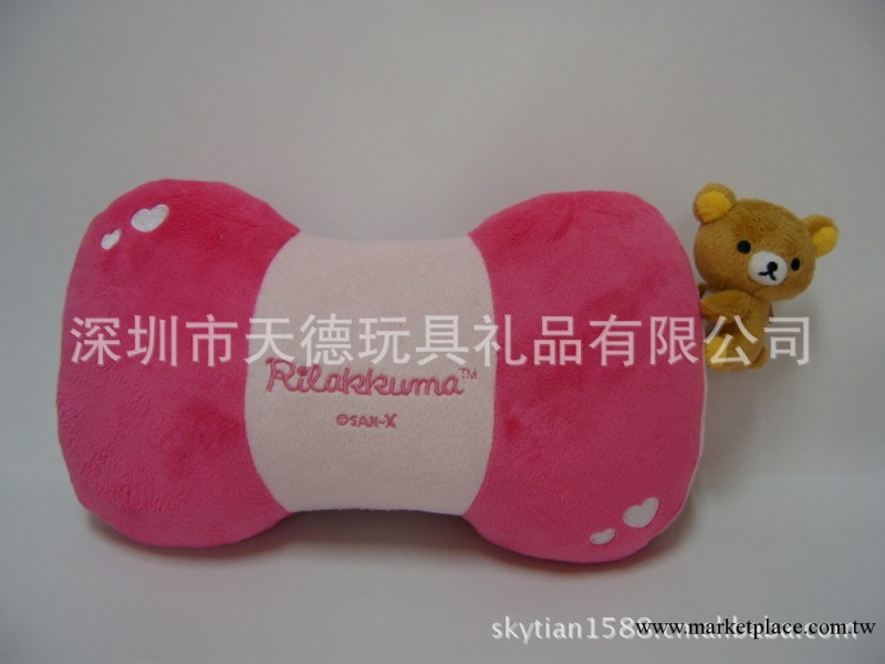 廠傢直銷 Rilakkuma 輕松熊汽車骨枕 毛絨玩具 造型可愛 環保材質工廠,批發,進口,代購