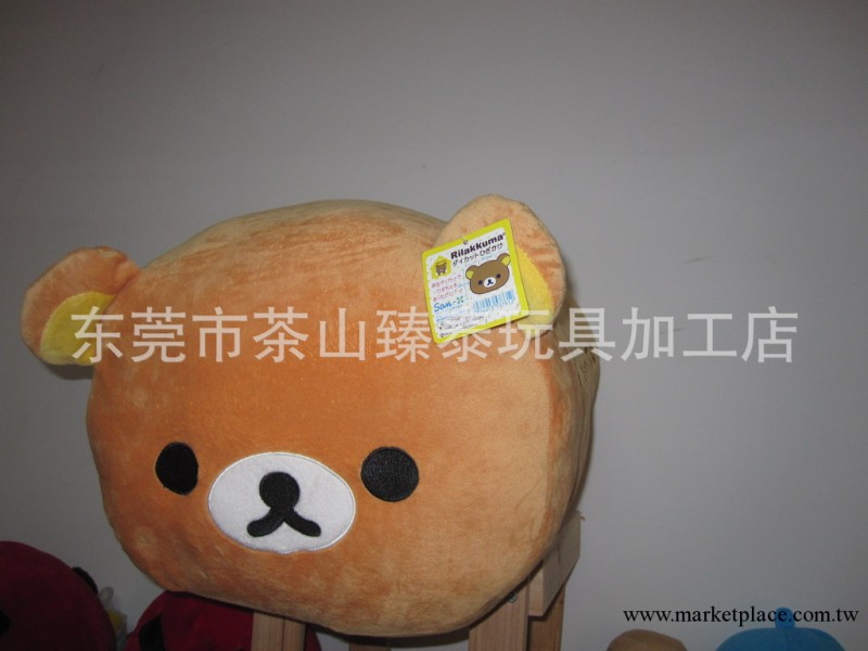 san-x輕松熊抱枕 rilakkuma靠墊 長方形饅頭靠枕 女生禮物工廠,批發,進口,代購