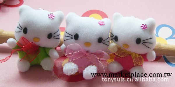 供應批發 Hello Kitty手機掛件 卡通花束包裝用品 絲巾KT貓工廠,批發,進口,代購