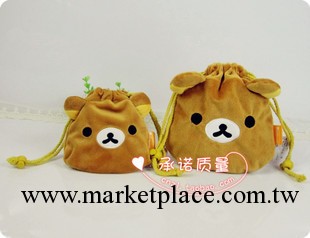 特 日單 小熊輕輕Rilakkuma 大小號束口袋 收納袋 雜物包 雜物袋工廠,批發,進口,代購