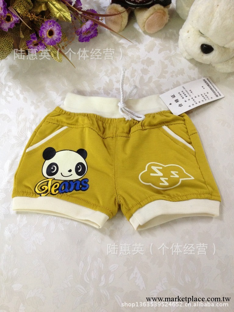 新品上架 2013夏季新款童裝 韓版兒童短褲 卡通男童小童棉褲 童褲工廠,批發,進口,代購