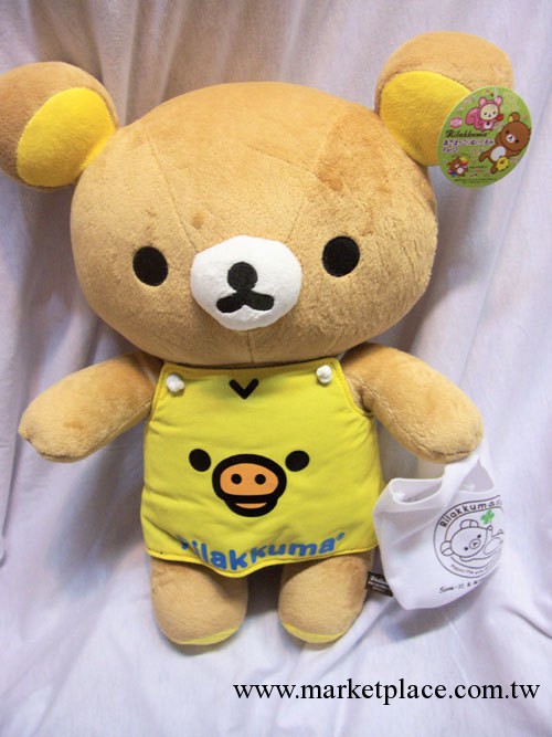 輕松小熊毛絨公仔 Rilakkuma 圍裙熊玩偶工廠,批發,進口,代購