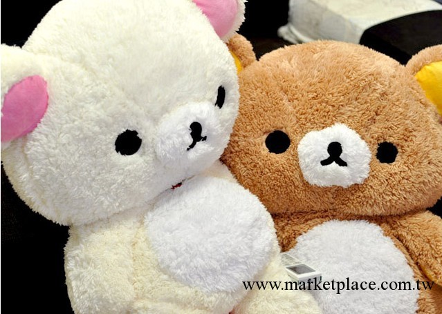 正版Rilakkuma 長毛絨輕松小熊公仔 泰迪熊玩具熊毛絨玩具品工廠,批發,進口,代購