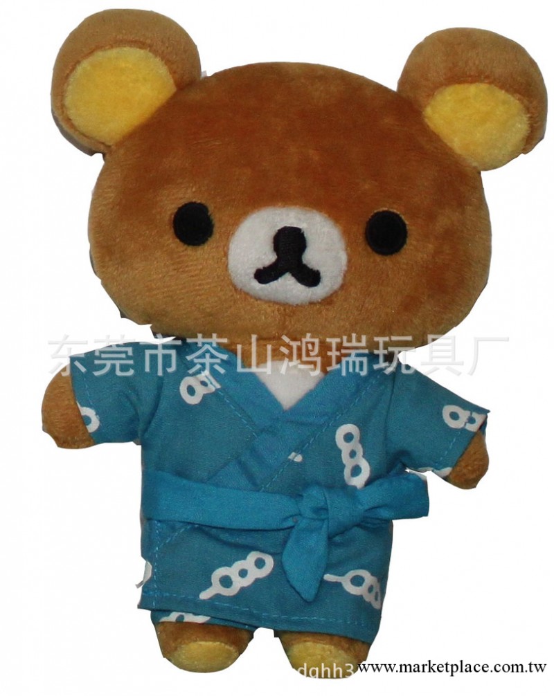 廠傢直供優質環保超柔軟毛絨玩具-卡通輕松熊和服裝（Rilakkuma)批發・進口・工廠・代買・代購