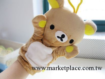 正版RILAKKUMA 日本輕松小熊手偶 輕松熊 松弛熊 懶懶熊親子玩具工廠,批發,進口,代購