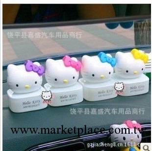 hello kitty香水座 卡通可愛kt香水座 汽車香水座 車內飾品 禮品工廠,批發,進口,代購