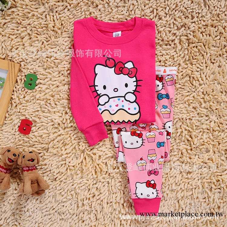 外貿hello kitty Mikey長袖gap兒童傢居服CP童裝套裝批發 022工廠,批發,進口,代購