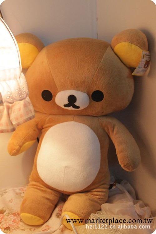 日本SAN-X rilakkuma 大號 輕松小熊公仔 輕松小熊毛絨毯子工廠,批發,進口,代購