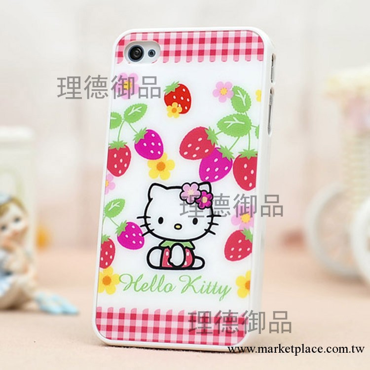 卡通手機保護套 iphone4 4S 蘋果手機保護殼hello kitty情侶外殼工廠,批發,進口,代購