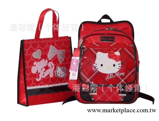 韓國專櫃正品原單hello kitty凱蒂貓小學生書包女童雙肩肩負書包工廠,批發,進口,代購