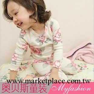 童裝廠傢直批 myfashion 2013秋款韓版女童花朵打底套裝34129工廠,批發,進口,代購