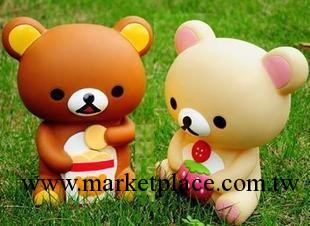 輕松熊 Rilakkuma 大號卡通存錢罐/創意搪膠儲蓄罐 儲錢罐 禮品工廠,批發,進口,代購