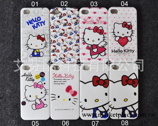 批發 蘋果iPhone 4G 4S 四代外殼 手機套保護殼 亮面Hello Kitty工廠,批發,進口,代購