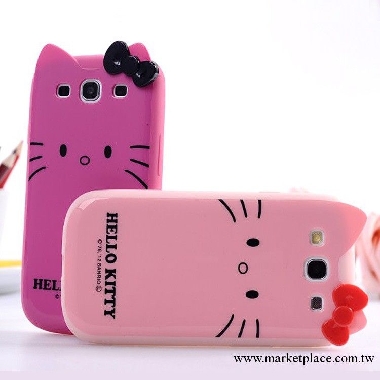 韓國hello kitty豹紋 三星Galaxy S3手機殼 三星i9300矽膠套工廠,批發,進口,代購