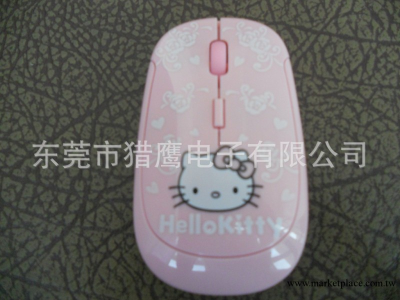 精品供應WL-101光電鼠標批發 Hello Kitty卡通無線鼠標工廠,批發,進口,代購