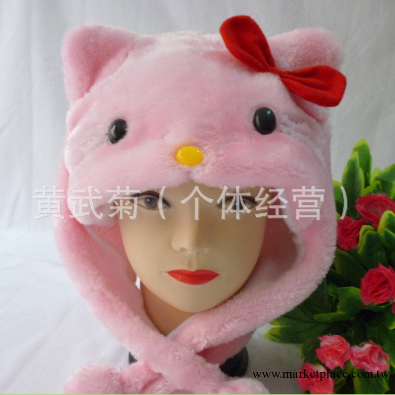 新款 HELLO KITTY 卡通帽子  表演道具帽 動物帽子 秋冬新品工廠,批發,進口,代購