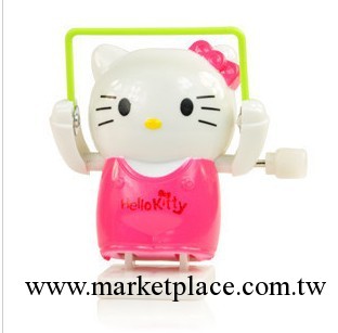 hello kitty貓/凱蒂KT貓 上鏈 發條跳繩KT貓 塑料kitty kitty貓批工廠,批發,進口,代購